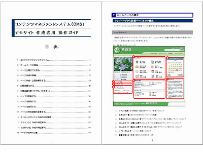 CMSマニュアルの例