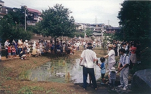 市民参加のビオトープ作り