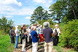 多摩川自然観察会の様子